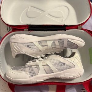 NFINITY Kids All-White Lightweight Cheer Shoes